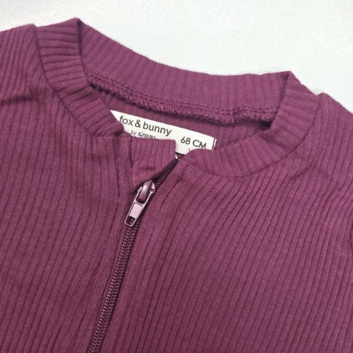 Kid’s 100% cotton 3×4 rib (2 pcs hanger pack ) romper (4)