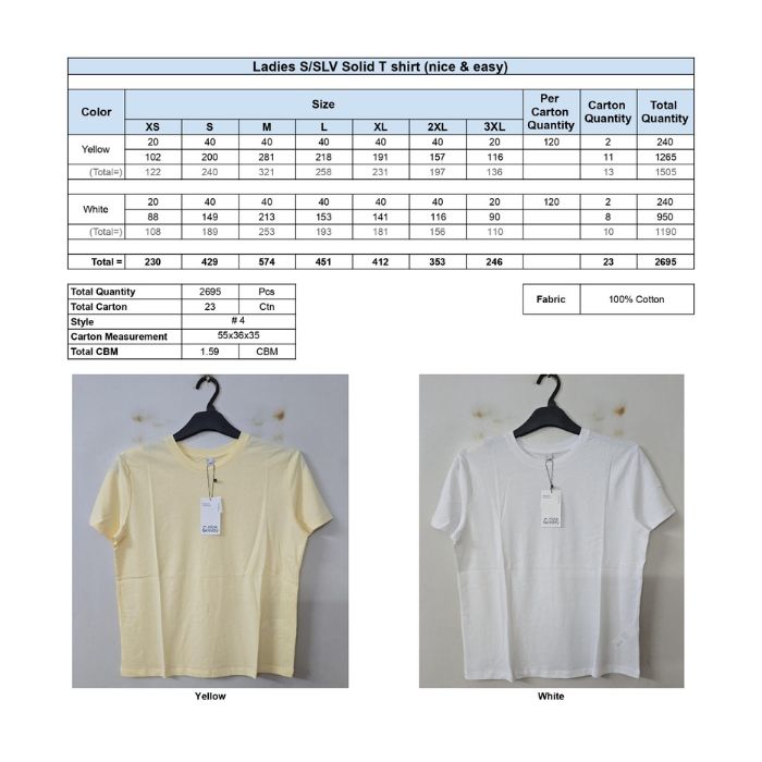 Ladie’s SSLV T-shirt